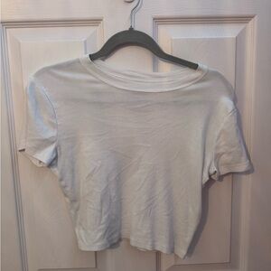 Hollister Cream Crop Top
